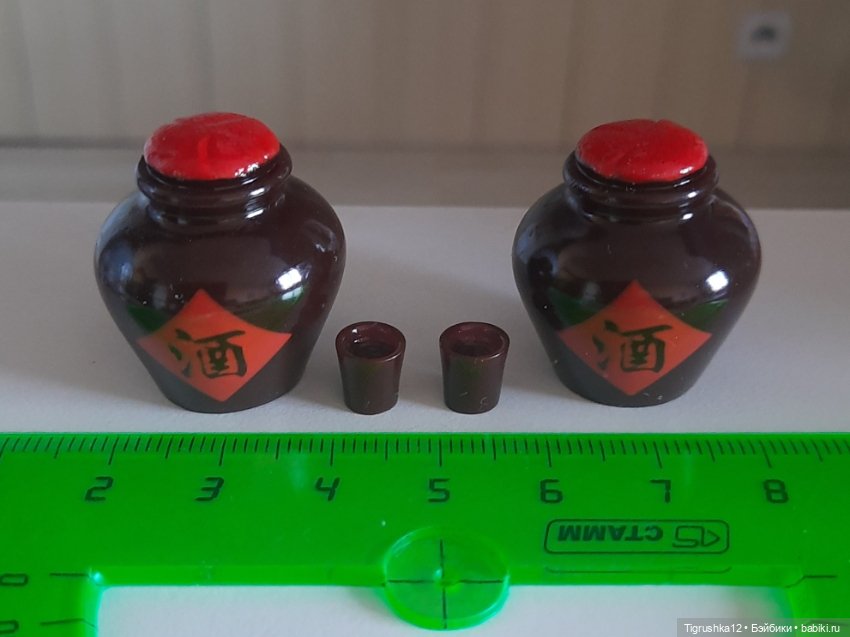 Набор саке — Миниатюра для кукол (фото 7)