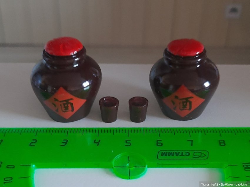 Набор саке — Миниатюра для кукол (фото 6)
