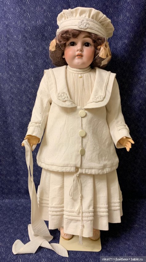 Костюм для антикварной куклы (фото 4)