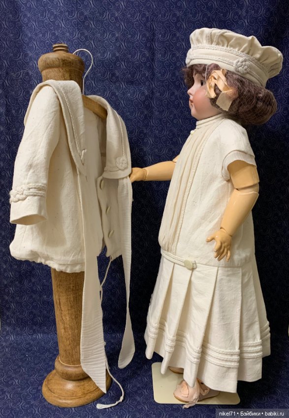 Костюм для антикварной куклы (фото 6)