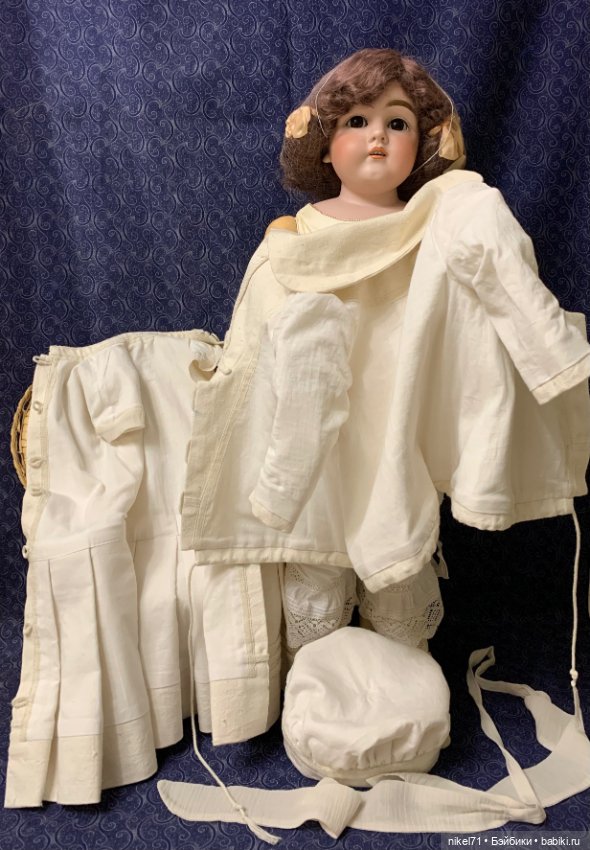 Костюм для антикварной куклы (фото 8)