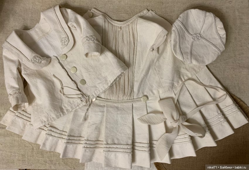 Костюм для антикварной куклы (фото 10)