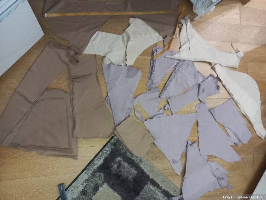 Лот футера двухнитки с эффектом велюра