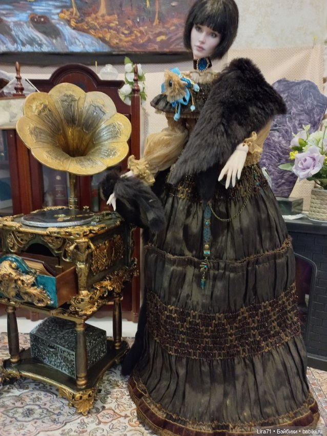 Граммофон музыкальная шкатулка (фото 10)