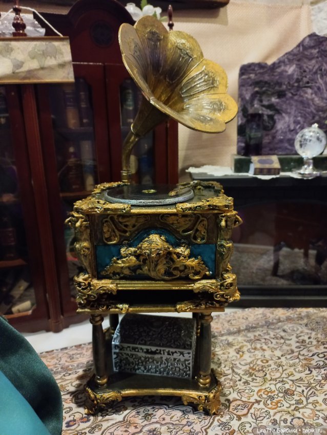 Граммофон музыкальная шкатулка