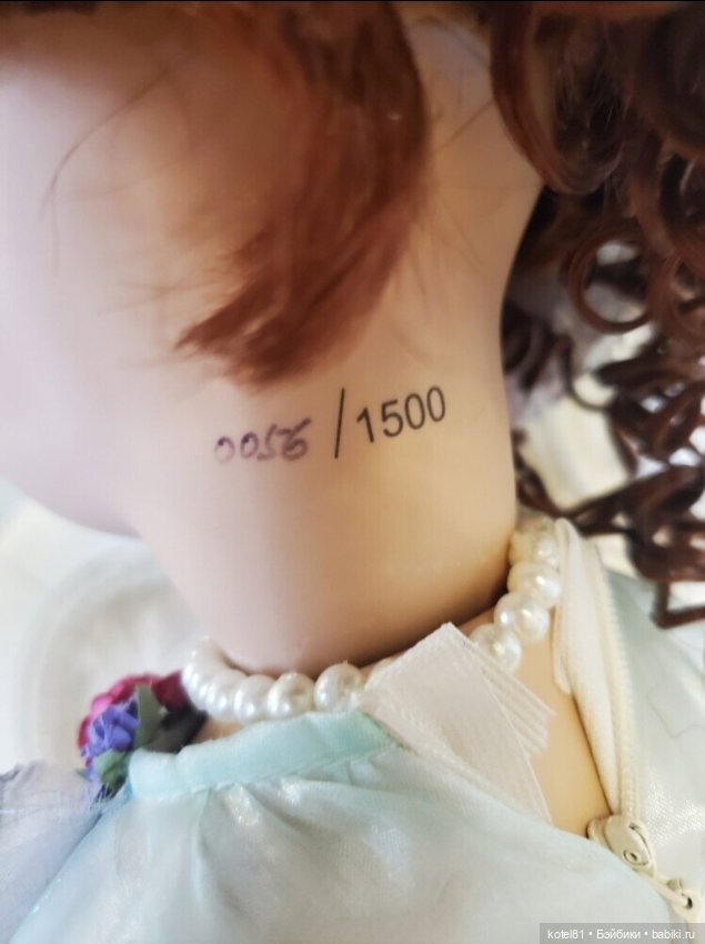 Кукла фарфоровая коллекционная (фото 6)