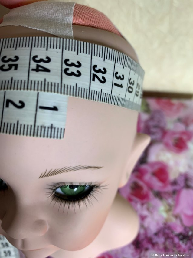 Фарфоровая голова эльфийка в паричке (фото 7)