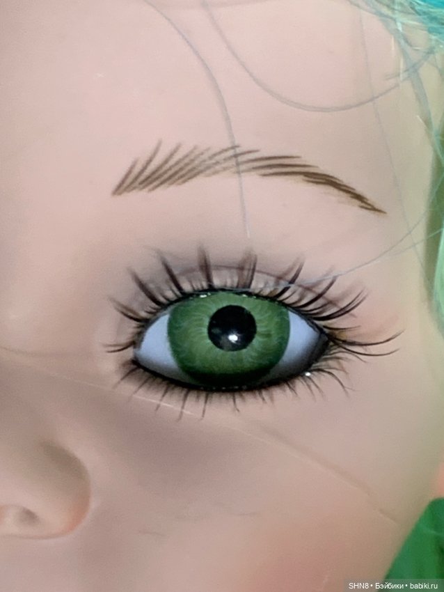 Фарфоровая голова эльфийка в паричке (фото 4)