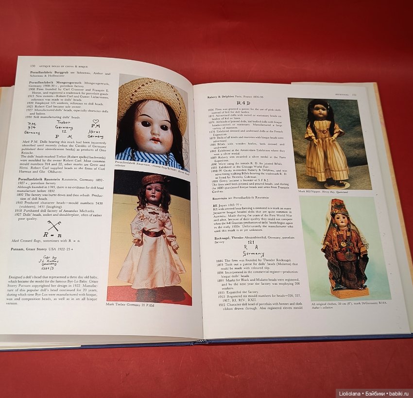 Книга Антикварные куклы Фарфор и бисквит Англия 1992 г