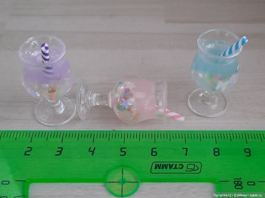 Коктели — Миниатюра для кукол (фото 5)