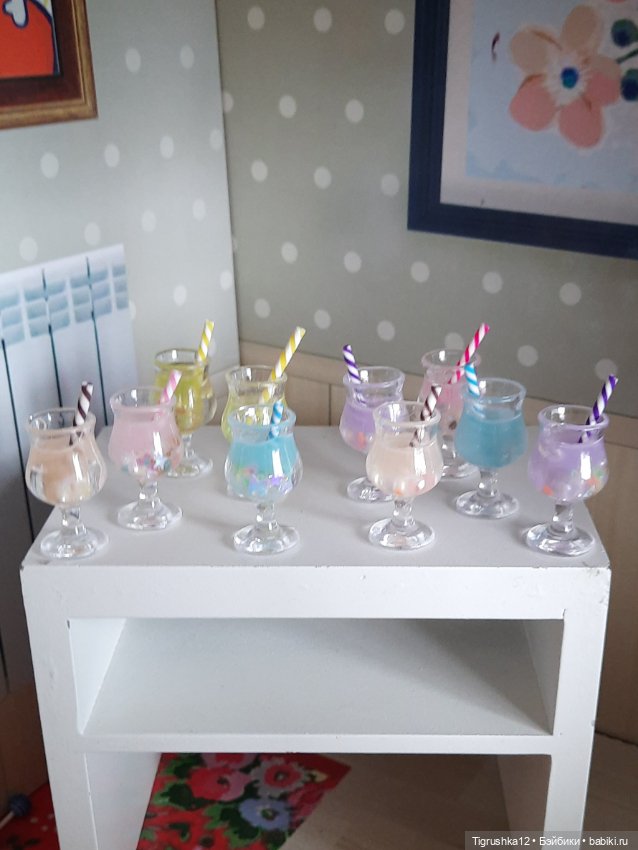 Коктели — Миниатюра для кукол (фото 4)