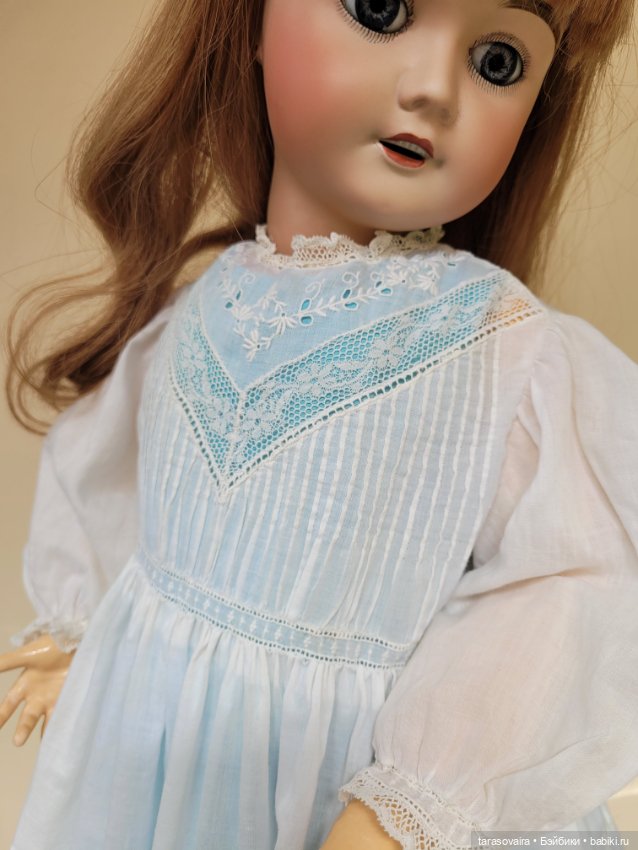 Антикварное платье для куклы 58-65 см (фото 3)