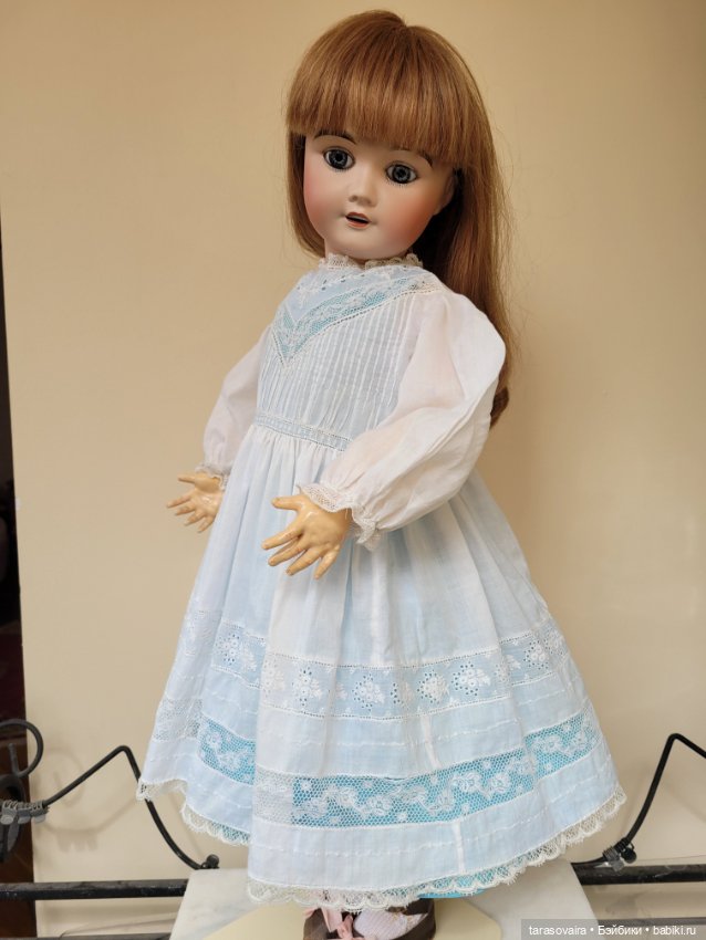 Антикварное платье для куклы 58-65 см