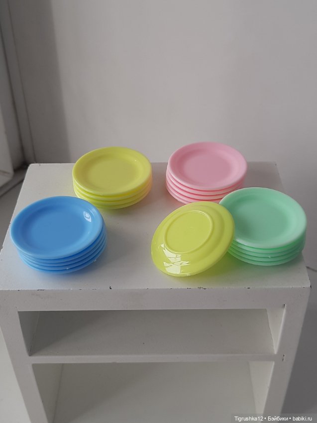 Тарелочки — Миниатюра для кукол (фото 7)