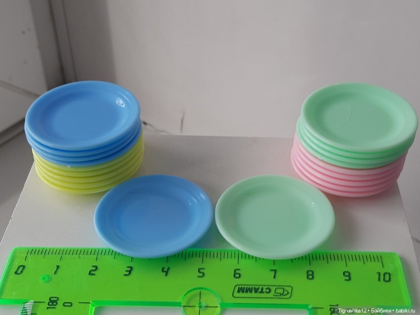 Тарелочки — Миниатюра для кукол (фото 8)