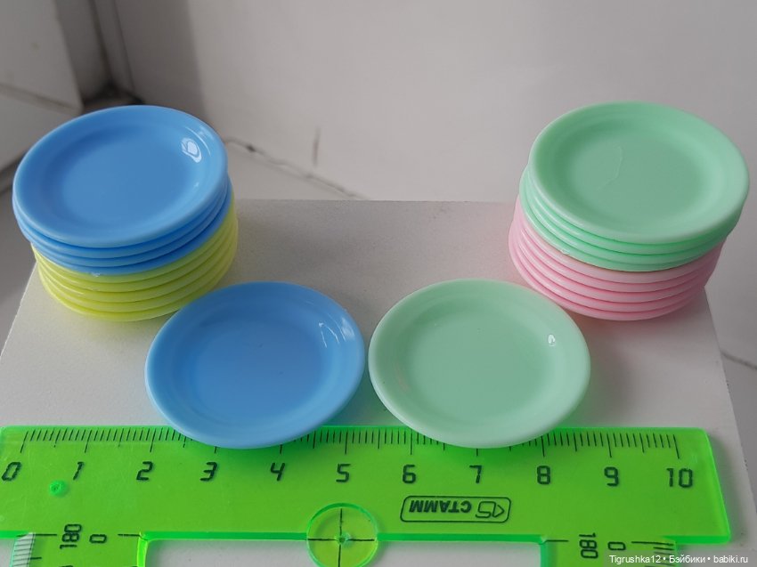 Тарелочки — Миниатюра для кукол (фото 9)