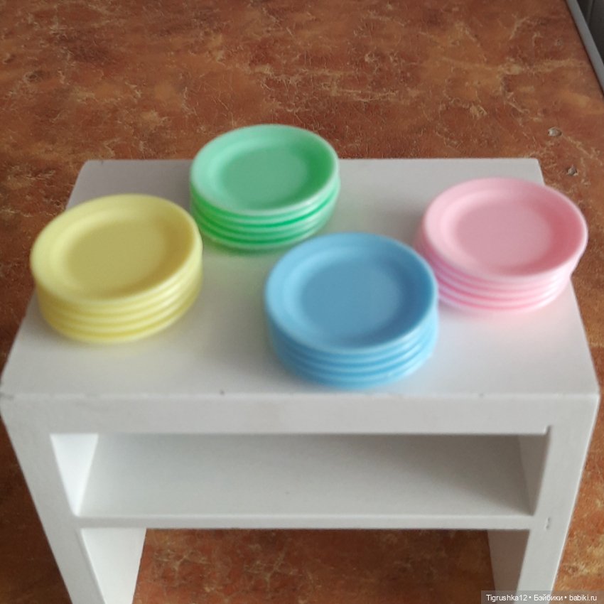 Тарелочки — Миниатюра для кукол (фото 3)