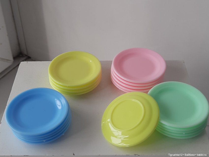 Тарелочки — Миниатюра для кукол (фото 5)