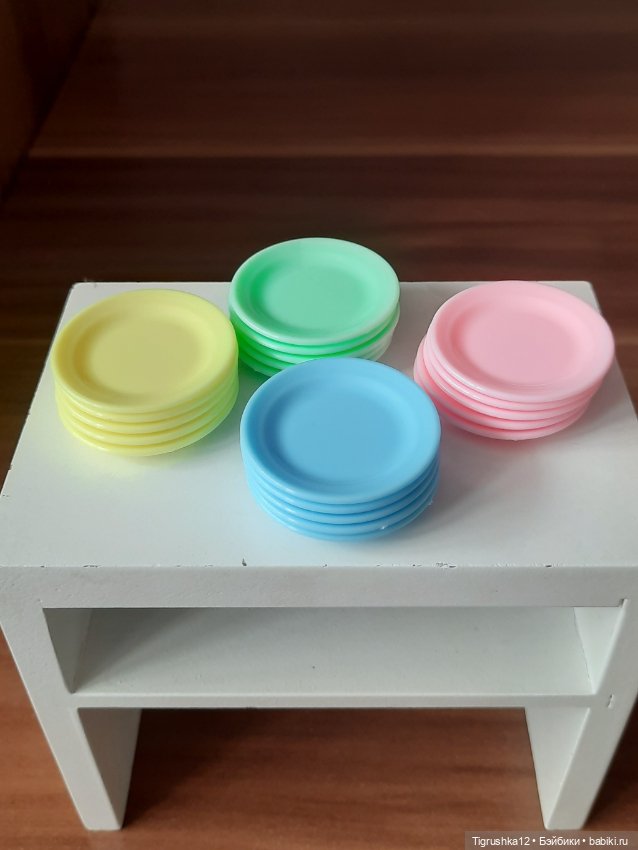 Тарелочки — Миниатюра для кукол (фото 2)
