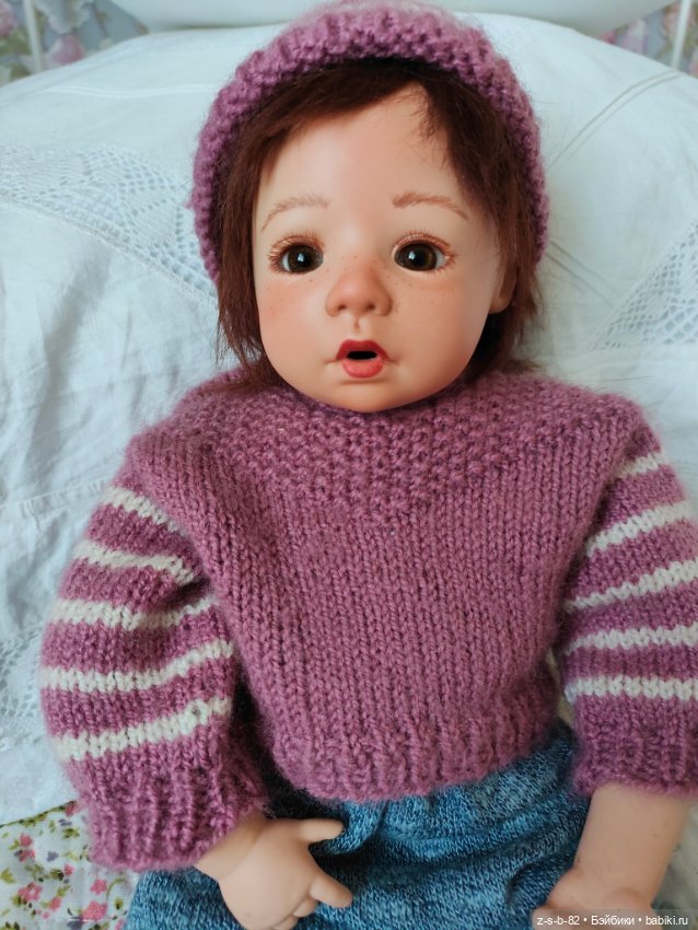 Авторская кукла по молду Evelyn Pfaffendorf (фото 4)