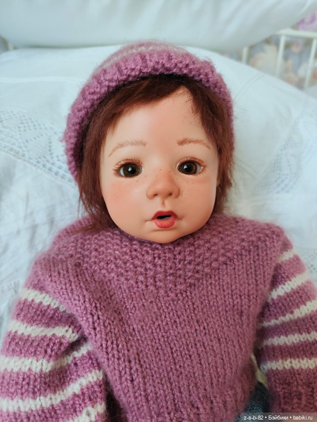 Авторская кукла по молду Evelyn Pfaffendorf (фото 5)