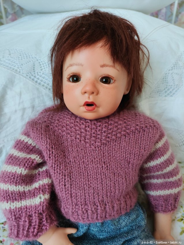 Авторская кукла по молду Evelyn Pfaffendorf