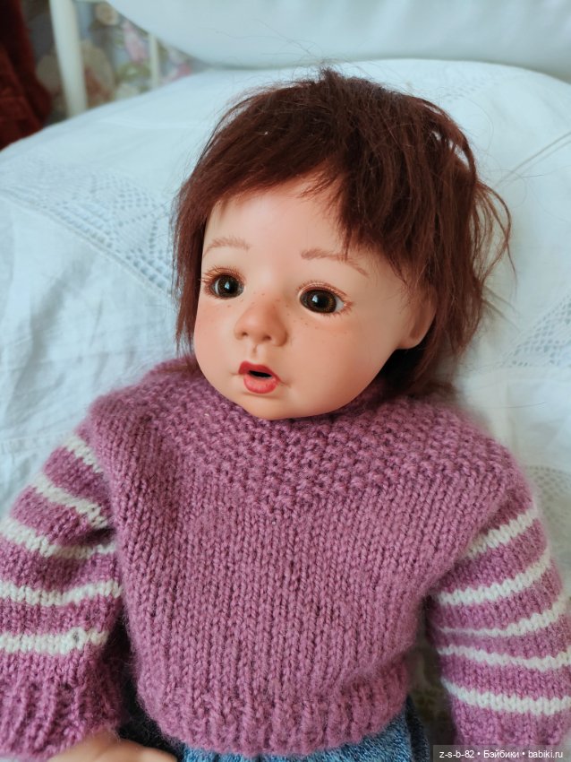 Авторская кукла по молду Evelyn Pfaffendorf (фото 10)