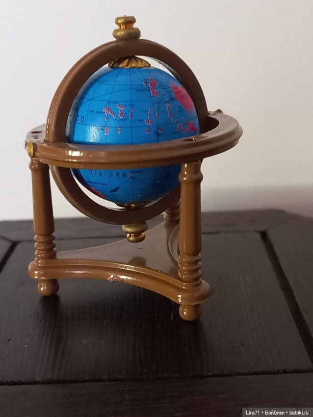 Глобус — Миниатюра для кукол (фото 7)