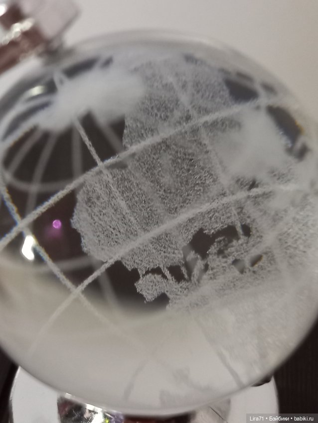 Глобус из стекла — Миниатюра для кукол (фото 6)