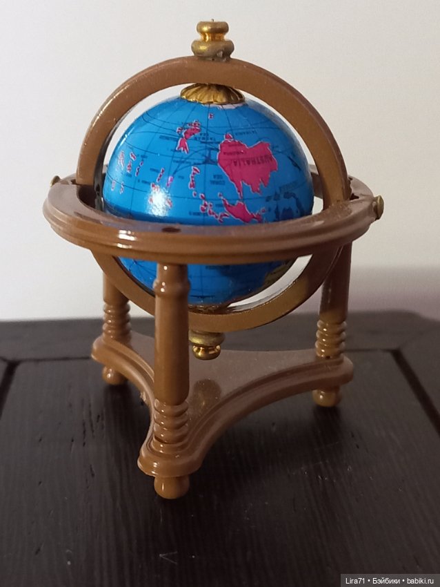Глобус — Миниатюра для кукол (фото 3)