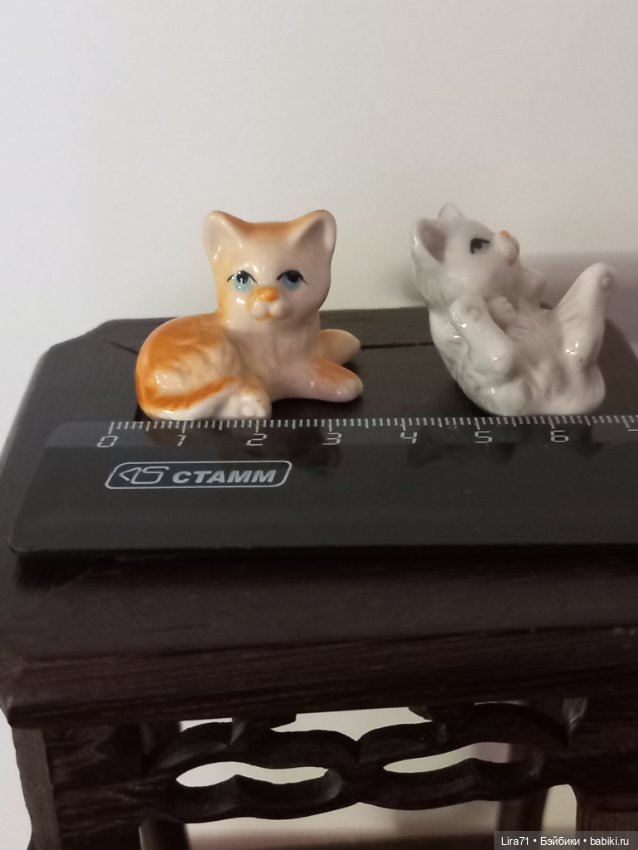 Статуэтки милых котят (фото 8)