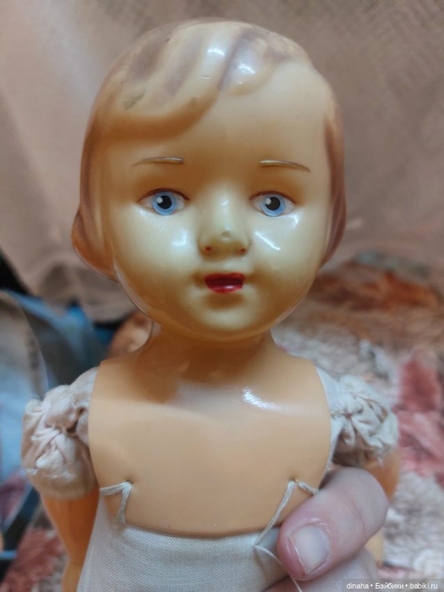 Винтажная кукла, СССР, РХК, 50-е годы (фото 4)