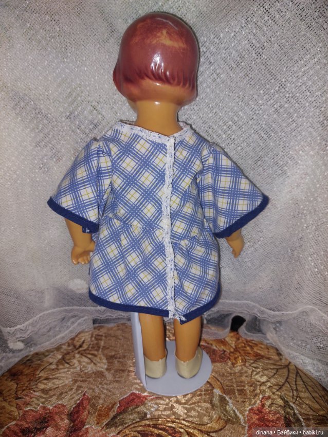 Винтажная кукла, СССР, РХК, 50-е годы (фото 2)