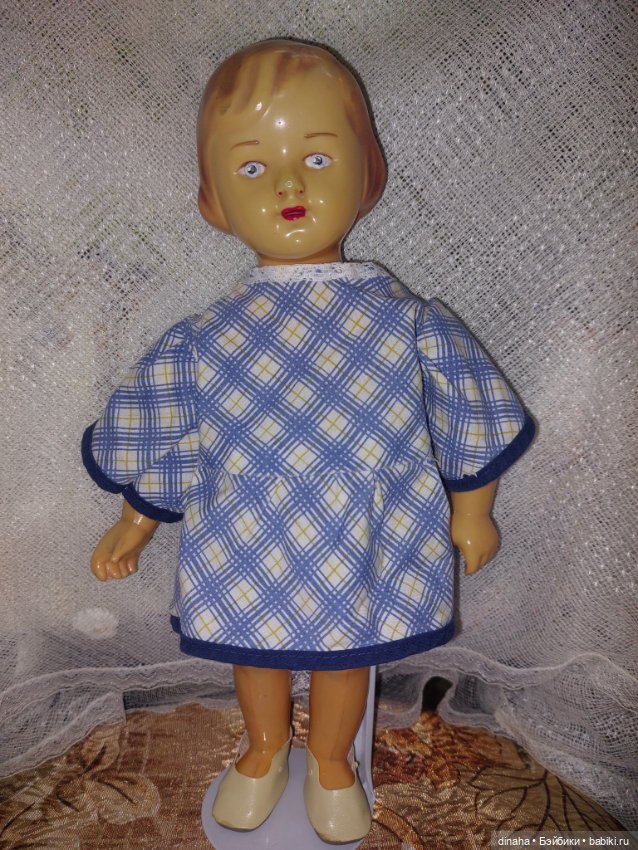 Винтажная кукла, СССР, РХК, 50-е годы