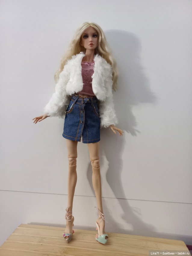 Шубка, топ — Обувь для BJD