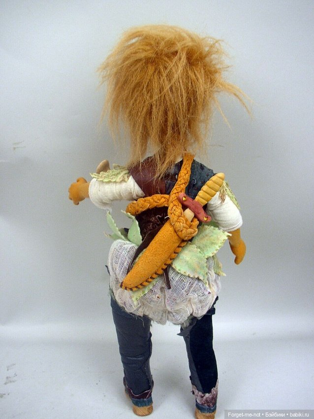 Деревянный лесной эльф от Роберта Райкерса ООАК (One Of A Kind) (фото 4)