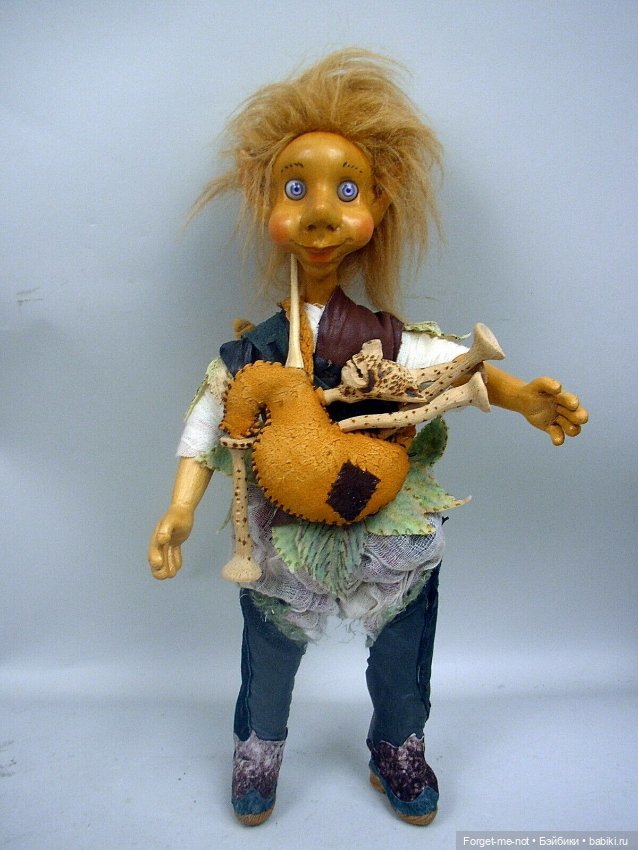 Деревянный лесной эльф от Роберта Райкерса ООАК (One Of A Kind) (фото 2)