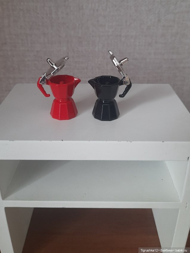 Кофеварки металл — Миниатюра для кукол (фото 5)