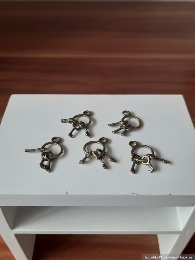 Связка ключей — Миниатюра для кукол (фото 3)