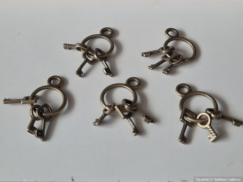 Связка ключей — Миниатюра для кукол (фото 2)