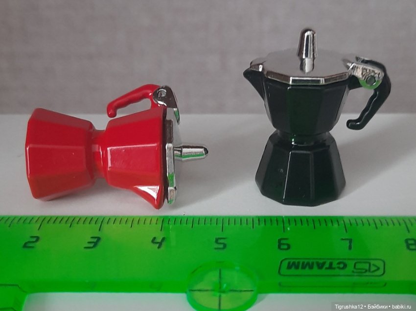 Кофеварки металл — Миниатюра для кукол