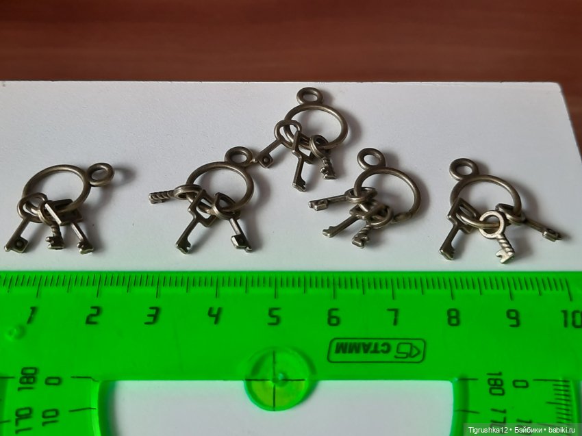 Связка ключей — Миниатюра для кукол (фото 4)