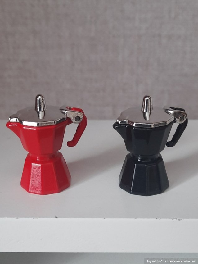 Кофеварки металл — Миниатюра для кукол (фото 8)