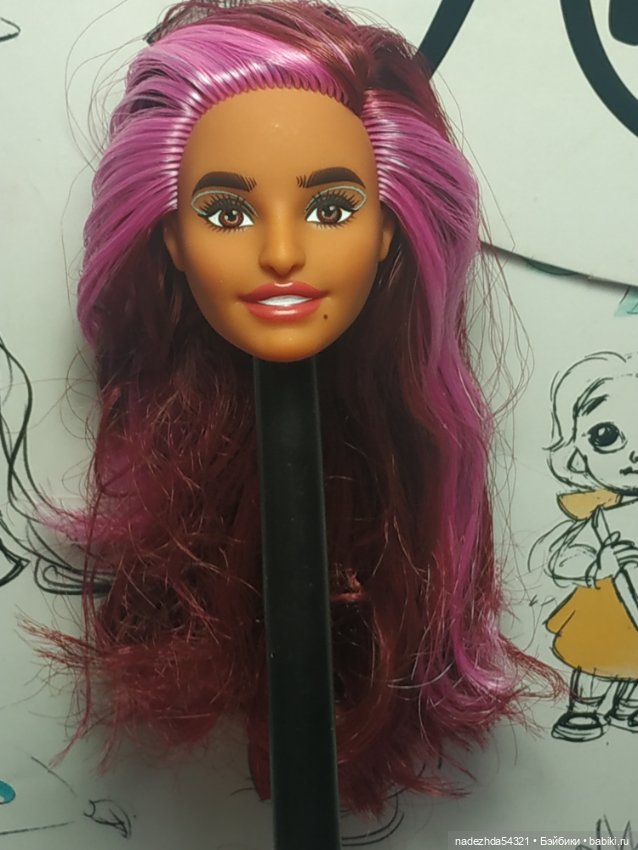 Голова Барби Фашионистас 207 пышка