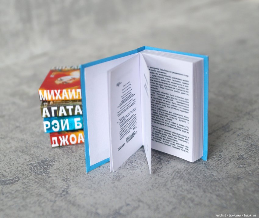 Книги "Классика" №13 в масштабе 1:6 (фото 4)