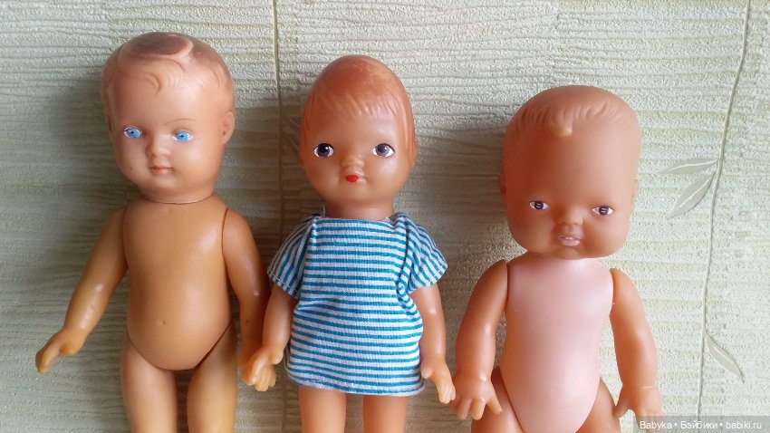 Куклы пупсики гдр времен СССР (фото 2)