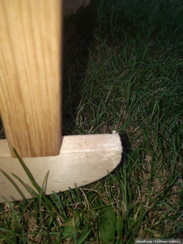 Кроватка люлька дерево — Кукольная мебель (фото 4)