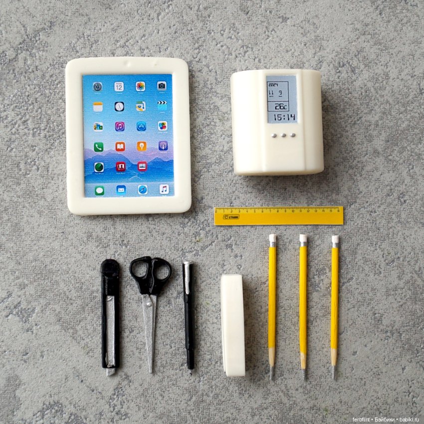 Малый настольный набор №1 (масштаб 1:6) (фото 4)