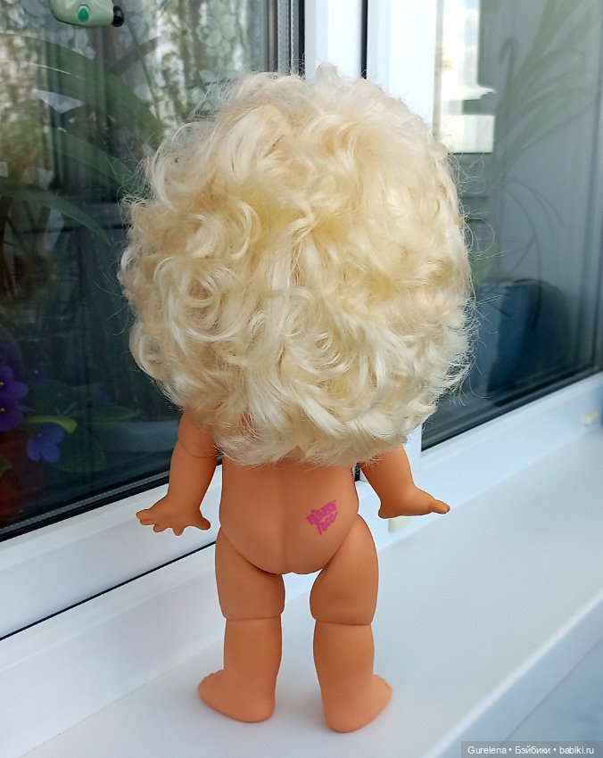 Шикарная кудрявая и очень милая Сэнди от Galoob Baby Face (фото 4)