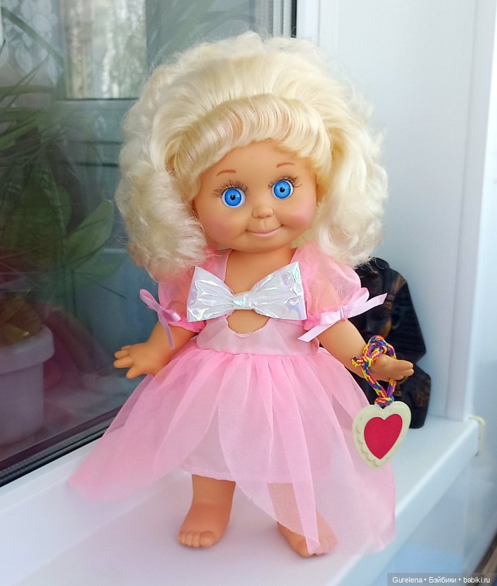 Шикарная кудрявая и очень милая Сэнди от Galoob Baby Face (фото 8)